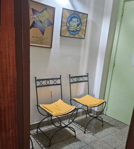 Sala de espera del consultorio